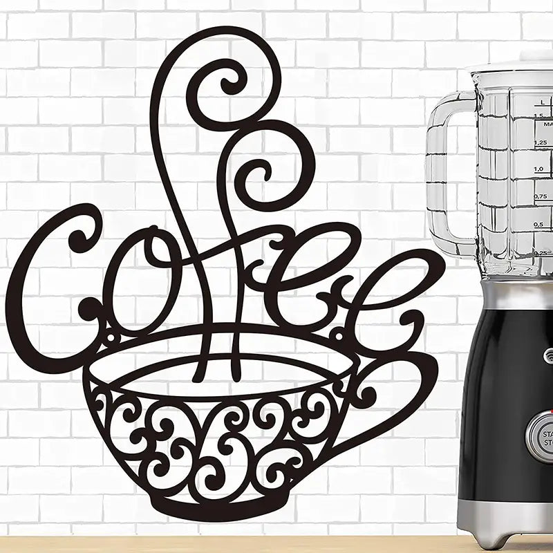 Coffee Lovers Metal Wall Art